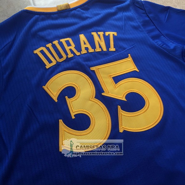 Camiseta Autentico Manga Corta Warriors Duarant Azul